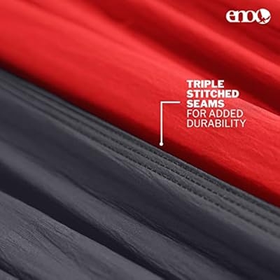 ENO DOUBLENEST HAMMOCK Red/Charcoal, hängmatta dubbel