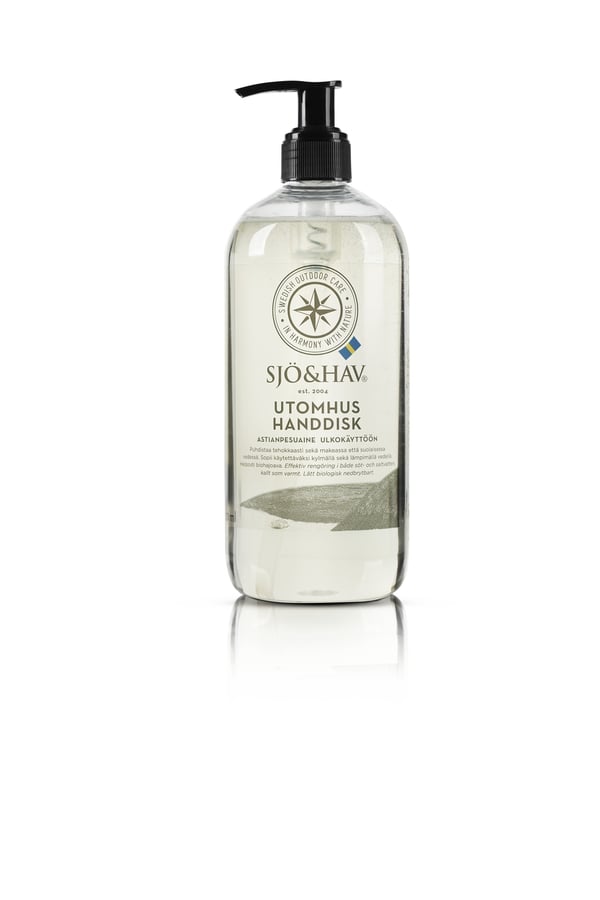 SJÖ & HAV UTOMHUS HANDDISKMEDEL 500 ML, diskmedel saltvatten, disk kallvatten