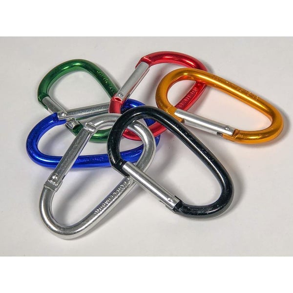 karbin liten, utrustningskarbin, 4-pack COGHLANS MINI BINERS 6 MM