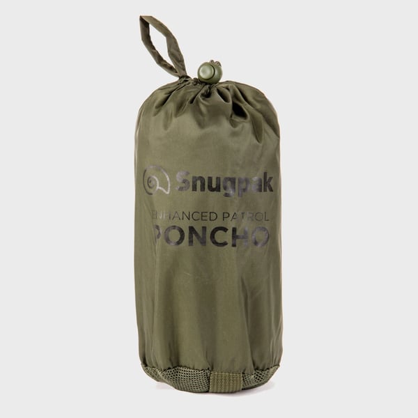 SNUGPAK ENHANCHED PATROL PONCHO olive, poncho för ryggsäck