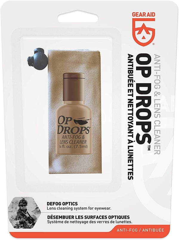 GEAR AID OP DROPS 7.5 ml , immskydd goggles, rengöring googles