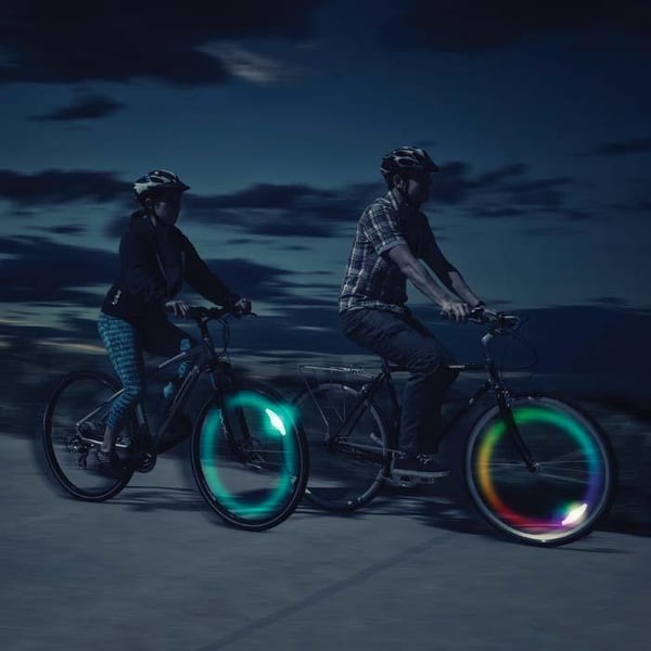 NITE IZE SPOKELIT LED WHEEL LIGHT DISC-O, ekerbelysning med skiftande färger
