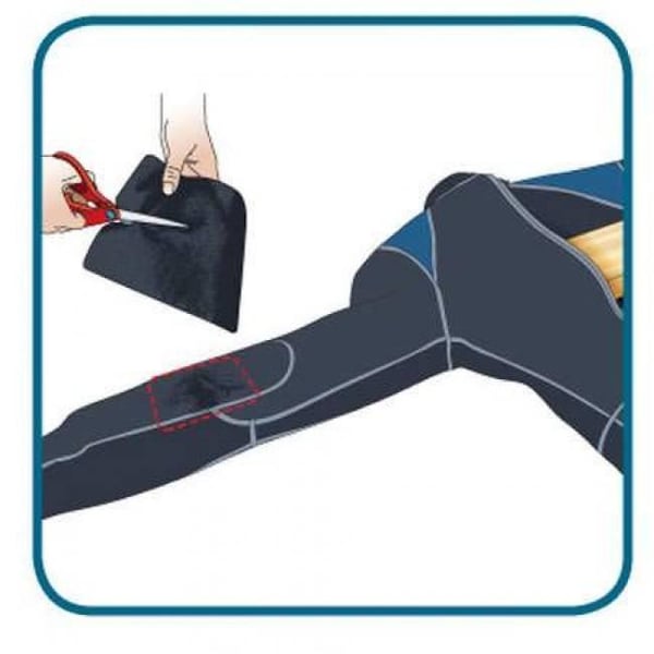 GEAR AID IRON-ON NEOPRENE PATCH, lagningslapp neopren, strykbar lagning neopren