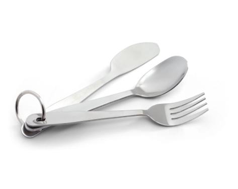 COGHLANS  STEINLESS CUTLERY SET JR CG9166, campingbestick junior rostfritt stål