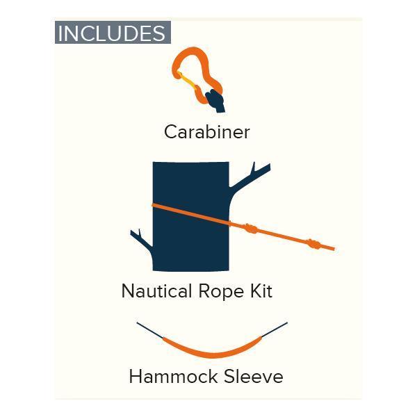 TICKET TO THE MOON FULLMOON HAMMOCK (Inklusive upphängningsrep + hammock sleeve)