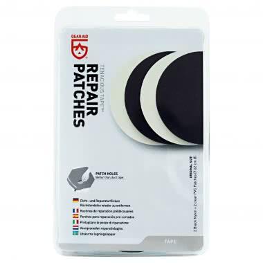 lagningslapp sovsäck, GEAR AID TENACIOUS TAPE REPAIR PATCHES 4P