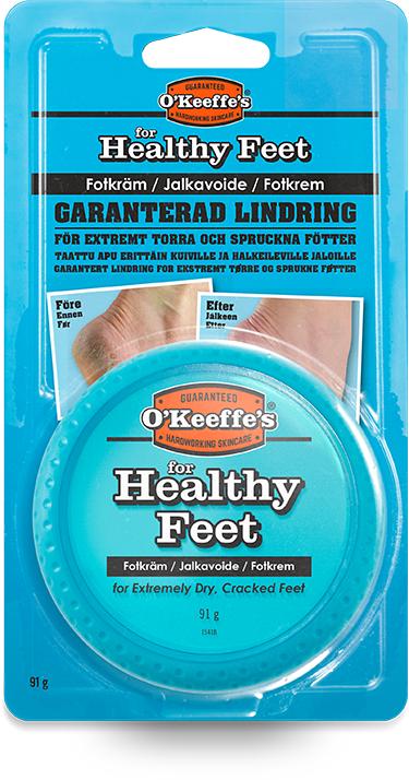 fotkräm, OKEEFFES HEALTY FEET burk