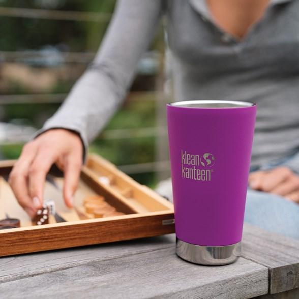 KLEAN KANTEEN INSULATED TUMBLER 473 ML Berry Bright, termosmugg med sugrör