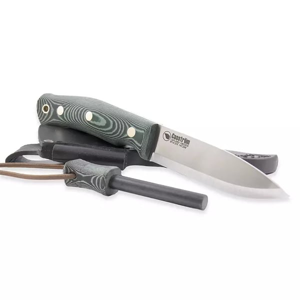 CASSTRÖM NO.10 SWEDISH FOREST KNIFE GRÖN MICARTA ROSTRFRITT ink eldstål 13127