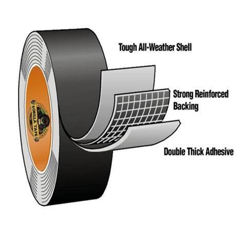 GORILLA TAPE SVART TOUGH & WIDE 73 mm x 27 meter