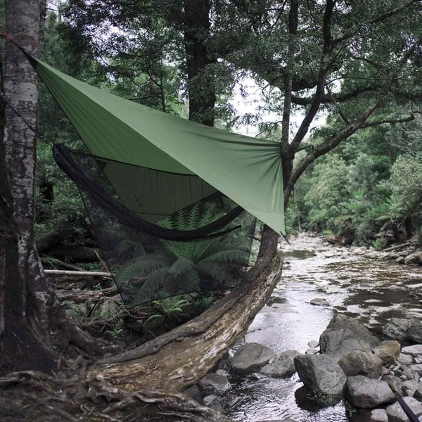 TICKET TO THE MOON MOONTARP, tarp hammock, tarp hängmatta Ticket to the moon