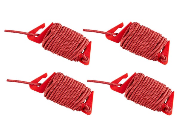 VAUDE GUYLINE CAMPO & FAMILY 4-PACK, tältlina reservdel Vaude