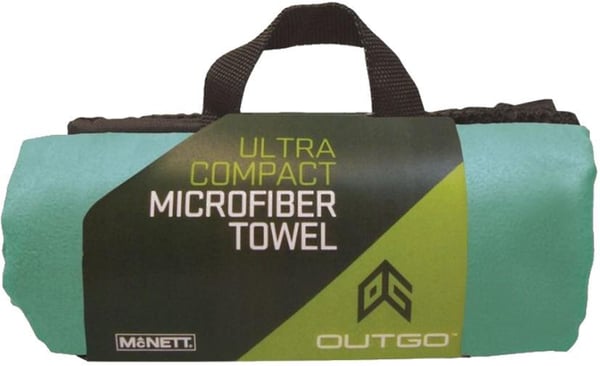 resehandduk, MCNETT OUTGO ULTRA COMPACT MICROFIBER TOWEL sea foam MEDIUM