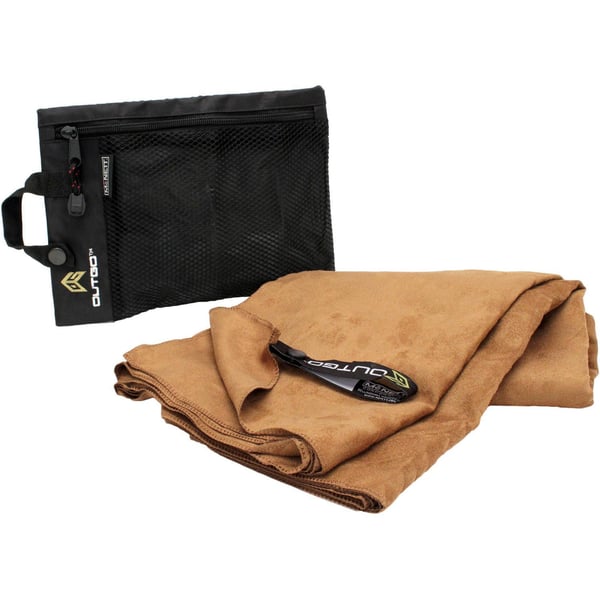 handduk microfiber, MCNETT OUTGO ULTRA COMPACT MICROFIBER TOWEL mocha LARGE