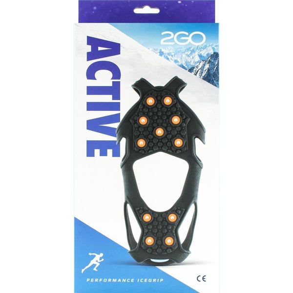 broddar löpning, 2GO ACTIVE ICEGRIPPERS Medium (38-41)