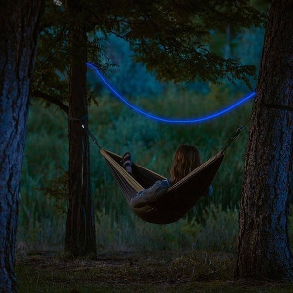 NITE IZE  RADIANT RECHARGEABLE SHINELINE. BLÅ, led lina, tältlanterna