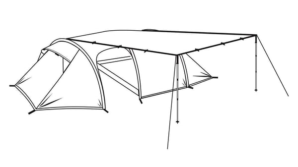 ROBENS TARP 4 x 4, tarp