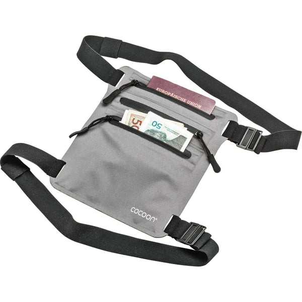 COCOON SECRET LEG WALLET Grey CCYLW-1, reseplånbok för benet