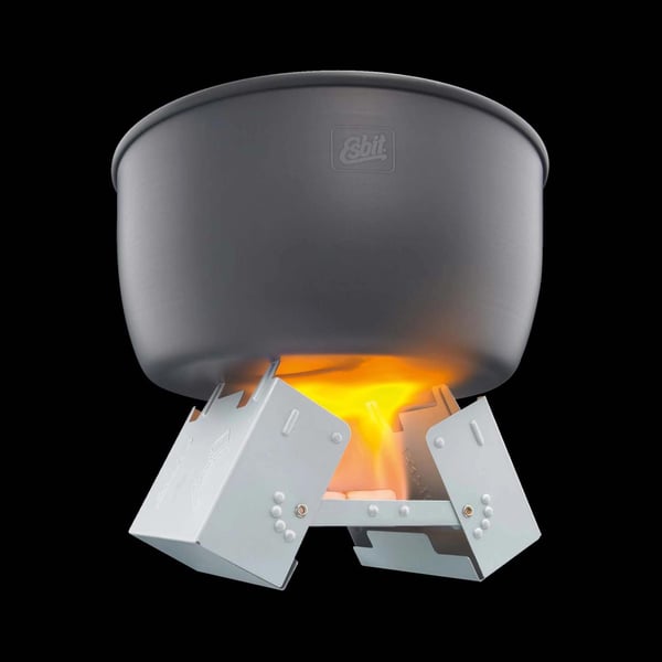 ESBIT POCKET STOVE LARGE INC 12 X 14 GRAM, nödkök bränsletabletter prepping