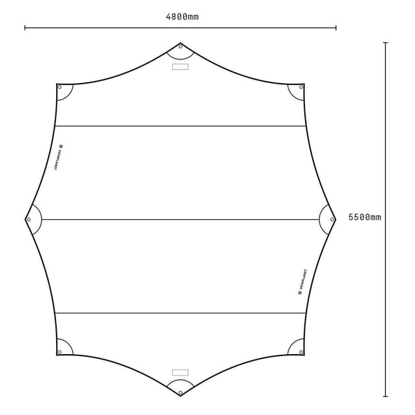 HEIMPLANET DOWN XL TARP GREY