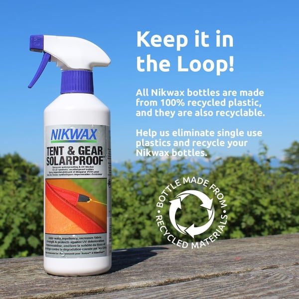 NIKWAX TENT & GEAR SOLARWASH 500 ML + NIKWAX TENT & GEAR SOLARPROOF 500 ML