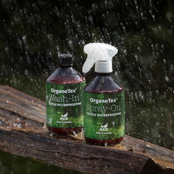 ORGANOTEX TEXTILE WATERPROOOFING KIT (WASH-IN 500 ML + SPRAY-ON 500 ML)