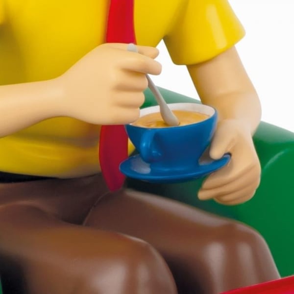 Tintin - Resin - Tintin och Milou dricker Te