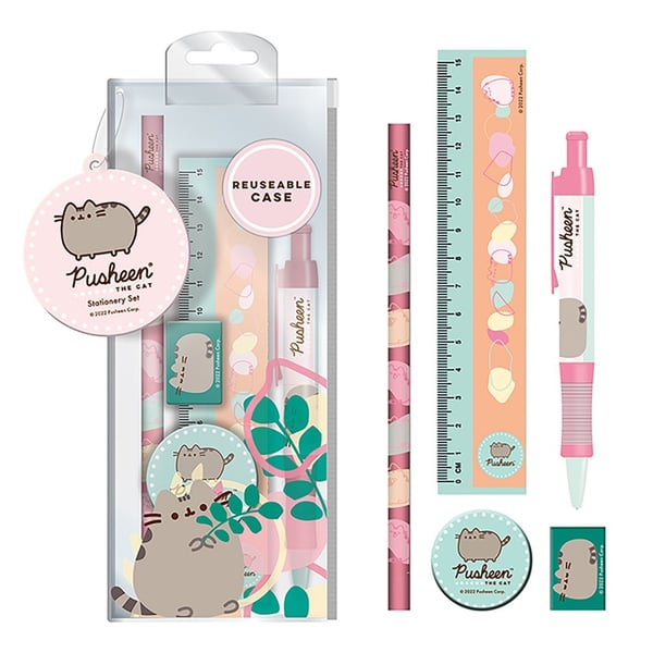 Pennsæt - PUSHEEN (BOTANICAL) STATIONERY SET