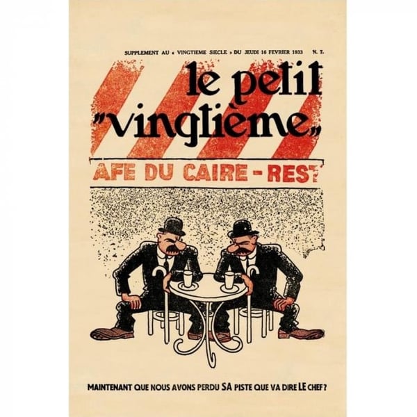 Juliste - Le Petit Vingtième: Faaraon sikarit (1933)