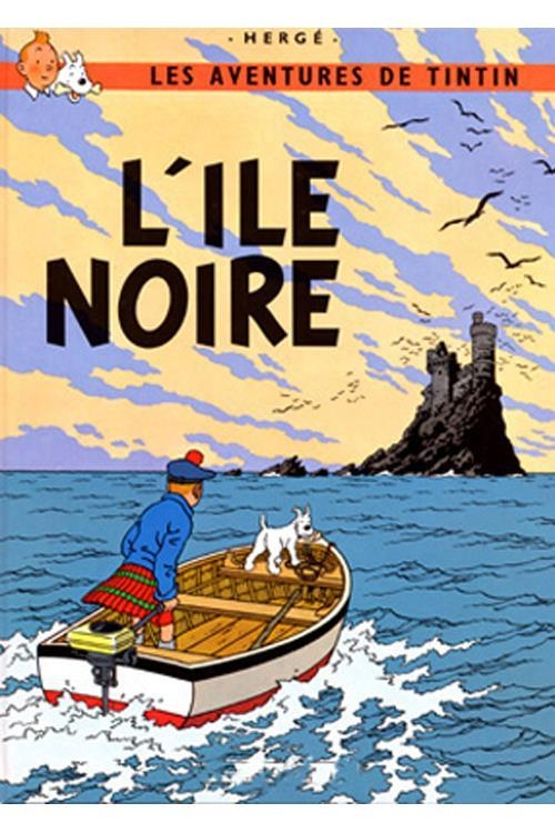 Poster - Tintin L'Île Noire - Den svarta ön