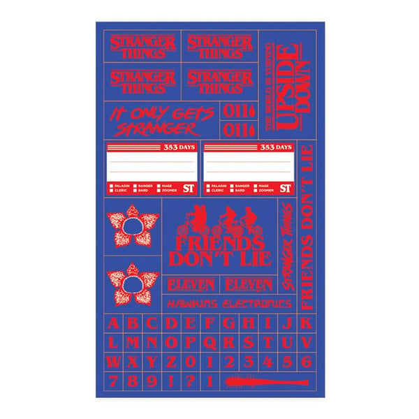 Muistikirja - Stranger Things 1 - näyttää VHS:ltä