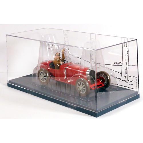 Tintin - 1:24 Modellbil #41 - Bugatti - Bobby Smiles