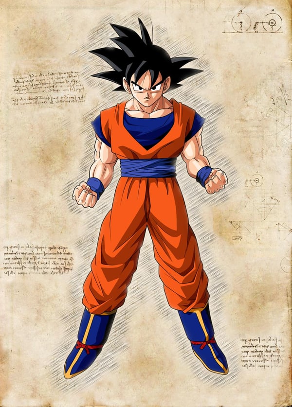 A3 Print - Dragon Ball Z - Son-Goku