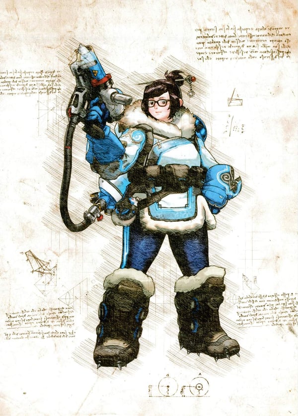 A3-juliste - Overwatch-taideteos - Mei