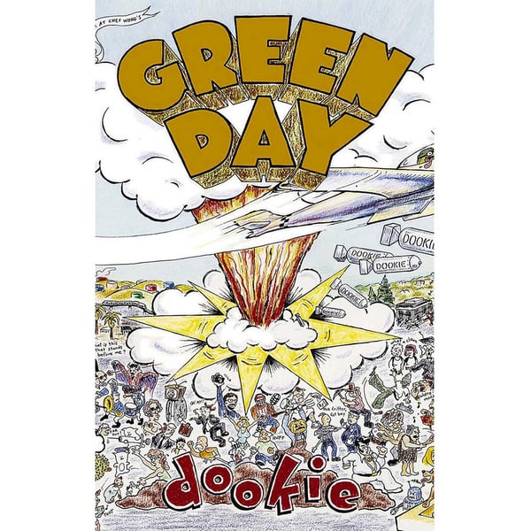 Julistelippu - Green Day - Dookie