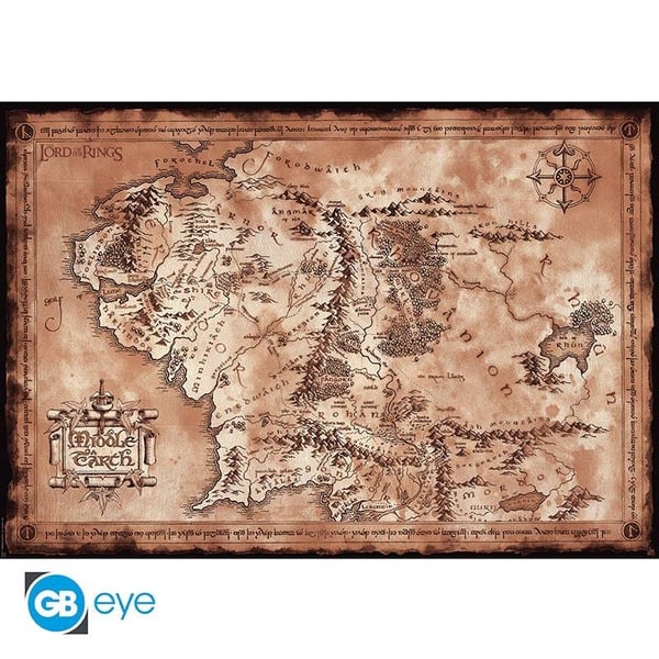 LORD OF THE RINGS - Kartta