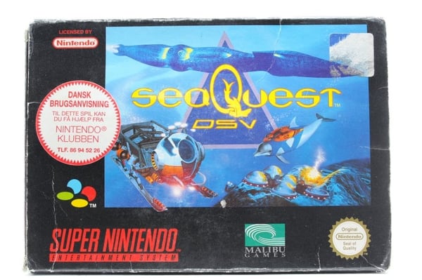 SeaQuest DSV - Supernintendo/SNES - PAL/SCN/EUR (BRUGT VARE)
