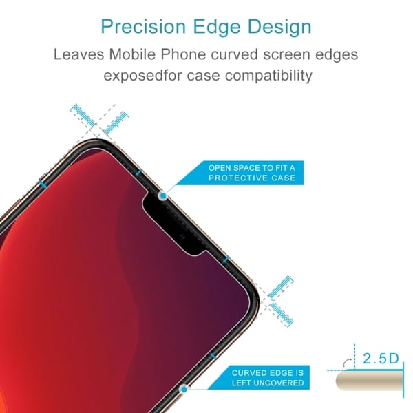 3 kpl karkaistu lasikalvo - Slitsade iPhone 12 Minille
