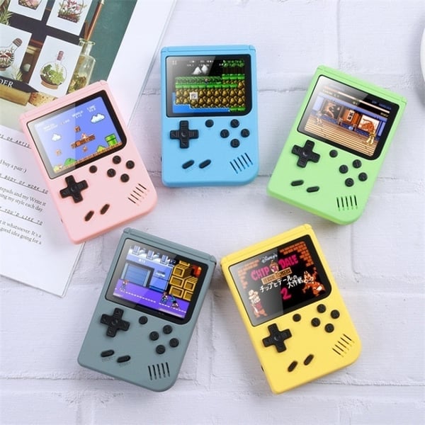 400 Indbyggede Retro Spil Gameboy Håndholdt Spil. Genopladelig