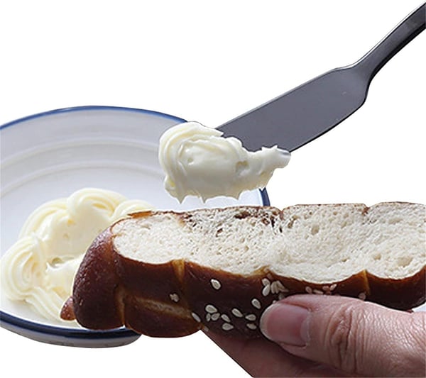4 X Smørkniver i Rustfritt Sølvglass. Smørkniv