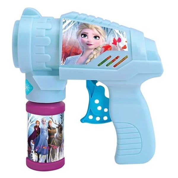 Frozen II Batterifri Boblepistol - Skyter ut Såpebobler