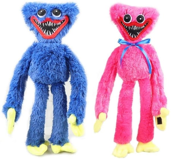 Huggy Wuggy Kosedyr Plysjleketøy 40cm i høyde. Blå