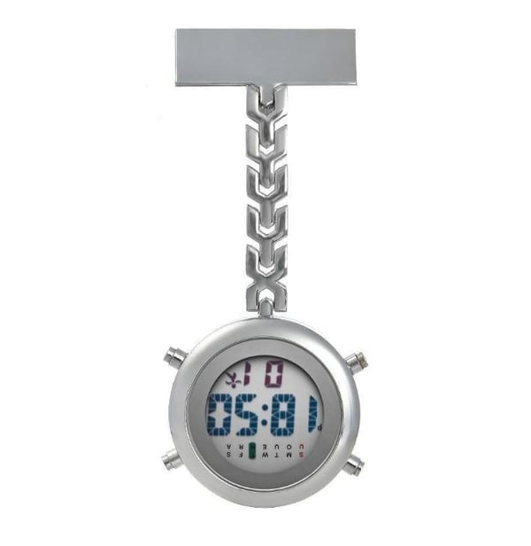 Digital Sykepleierklokke m/Belysning, Alarm mm. Pleieklokke
