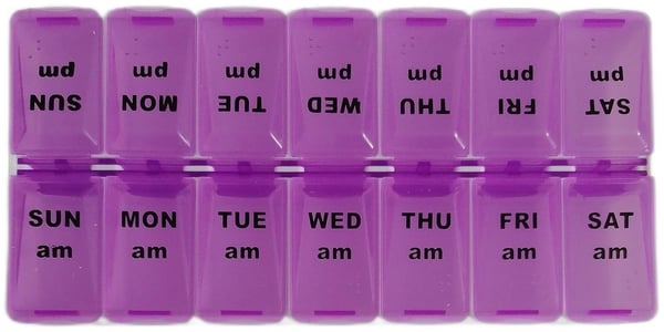 PILLERASK 14 Rom / For 2 Uker / 7 Dager dosering