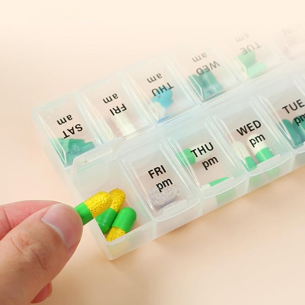 PILLERASK 14 Rom / For 2 Uker / 7 Dager dosering