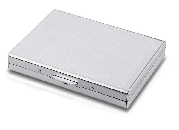 10 Rom XL Design Rustfritt Kortholder for minst 10 kort