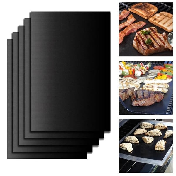 5-pakning Grillmatte Ovnmatte & Bakematte - Non Stick 40x33cm