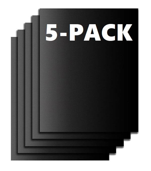 5-pakning Grillmatte Ovnmatte & Bakematte - Non Stick 40x33cm