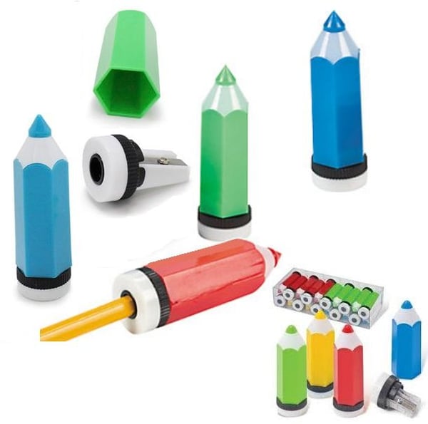 3 stk blyantspisser \"PENNA\" med oppsamler