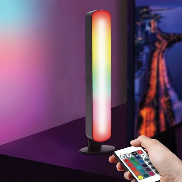 Fjernstyrt USB LED Bar m skiftende farger. Vertikalt/Horisontalt